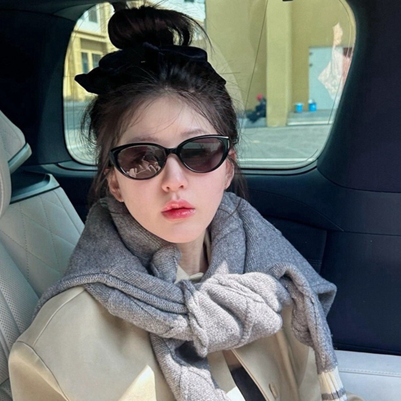 2026 New Model Gm Retro Y2K Cat-Eye High-End Sunglasses Women's Trendy Sun Protection Anti-Uv Sunglasses