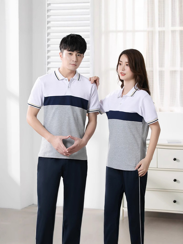 夏中学生制服セット、中学生男女運動会クラス制服、小学生半袖Tシャツグループユニフォーム|undefined