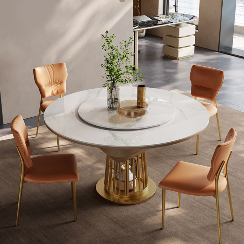 Mesa de mahjong multifuncional, mesa de comedor, máquina de mahjong automática de doble uso, calentador en forma de pétalo de fuego de invierno para el hogar