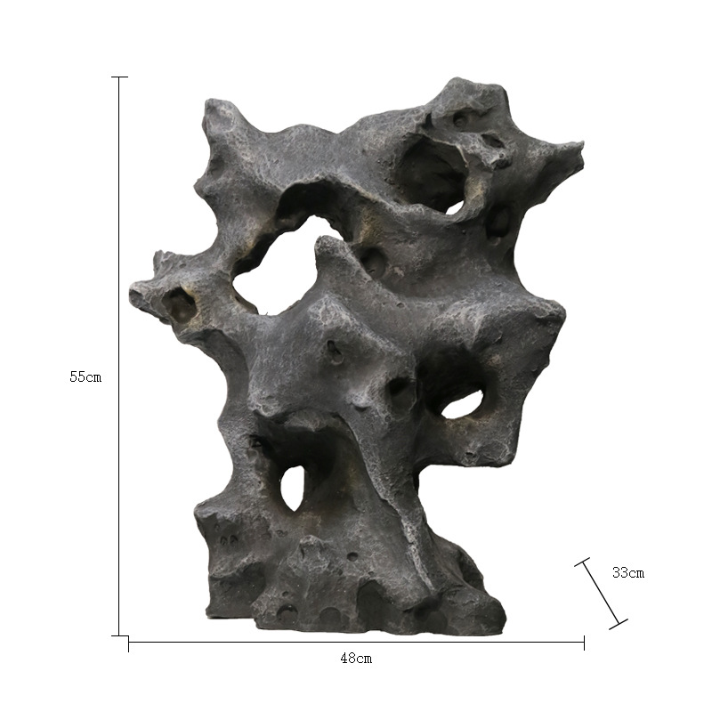 Taihu piedra decoración piso nuevo chino suave decoración interior patio paisaje tiro apoyos decoración simulación Taihu piedra