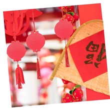 许愿牌木牌寺庙红色灯笼祈福景区景点挂树留言祈福牌手写木质挂件
