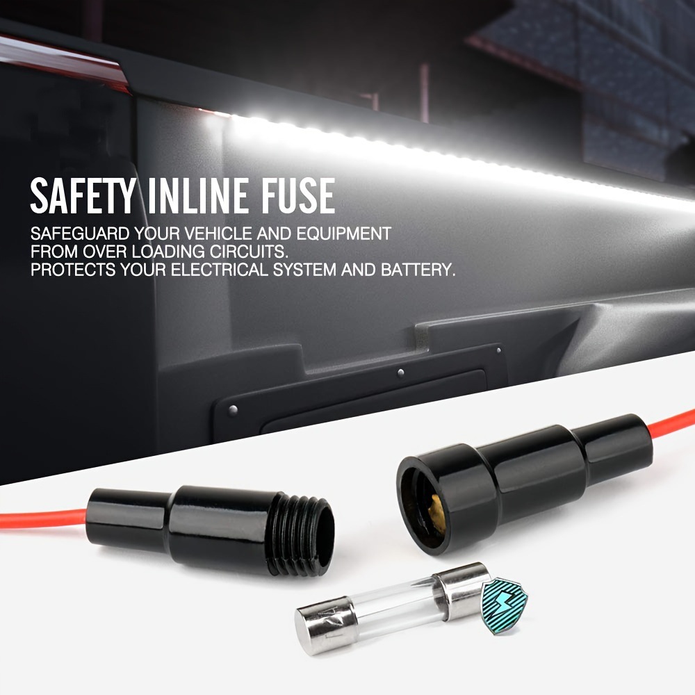 Pickup Truck Compartment Lighting with Tail Box Light Car Atmosphere Light Switch Control One-To-Three Trunk Light