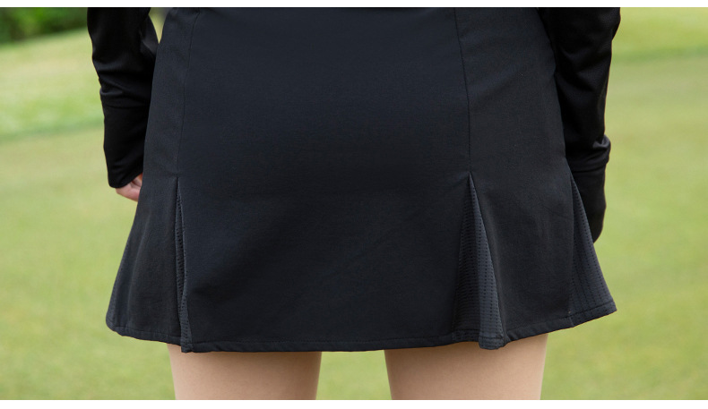 Váy ngắn golf tennis nữ lưng cao, chất liệu lưới thoáng khí, chống lộ — Váy ngắn lưng cao màu đen [thoáng khí và thân thiện với làn da/váy lưới thoáng khí/chân dài] QZ115, Váy ngắn cạp cao màu trắng [thoáng khí và thân thiện với làn da/váy lưới thoáng khí/chân dài] QZ115, Váy ngắn cạp cao màu xanh nhạt [thoáng khí và thân thiện với làn da/váy lưới thoáng khí/chân dài] QZ115 chi tiết 15
