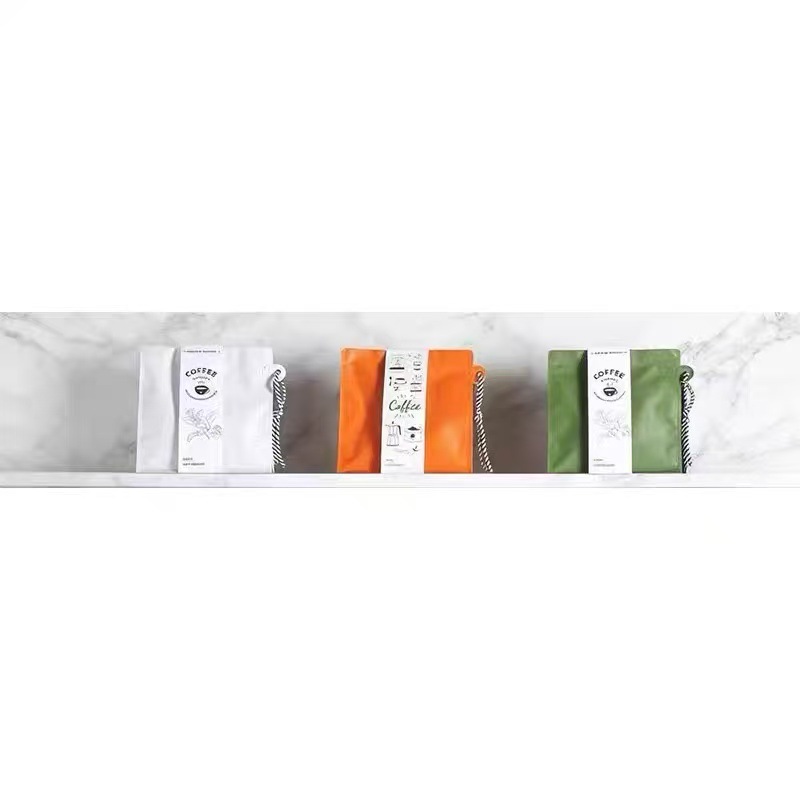 Bolsa de Papel Kraft para Café Papel Kraft Almacenamiento Decorativo para Decoración y Almacenamiento