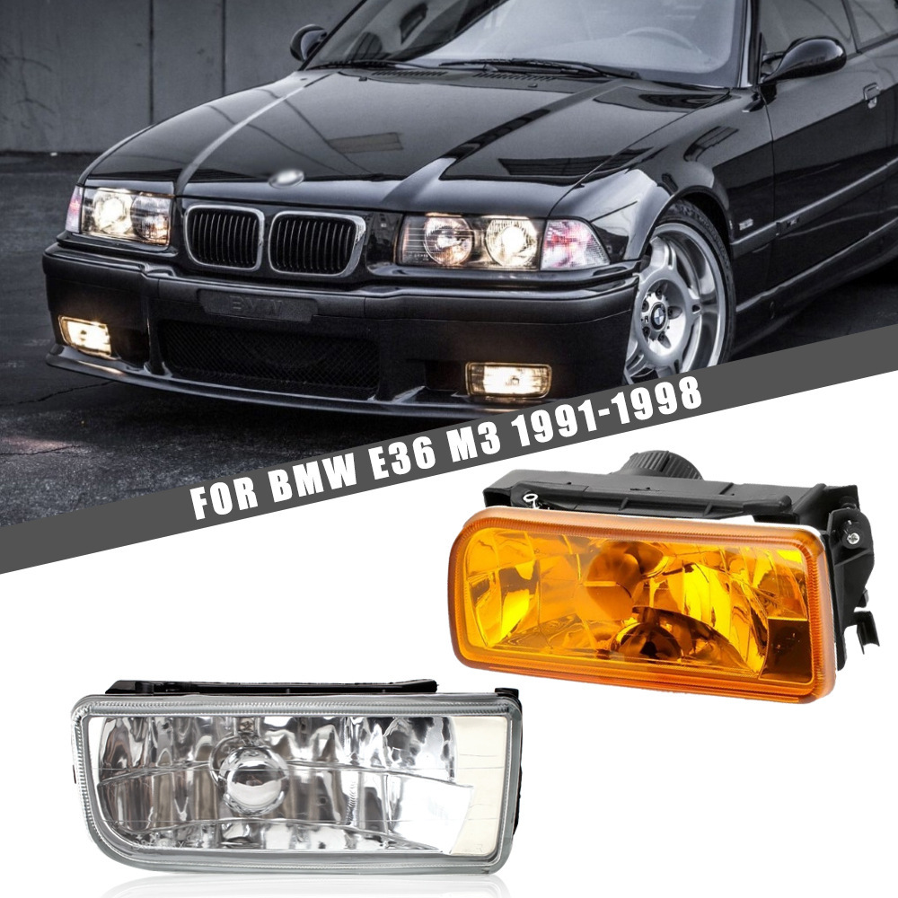 Aplicable a BMW 91 - 98 modelo E36 conjunto de luz de niebla delantera serie antigua luz diurna luz delantera