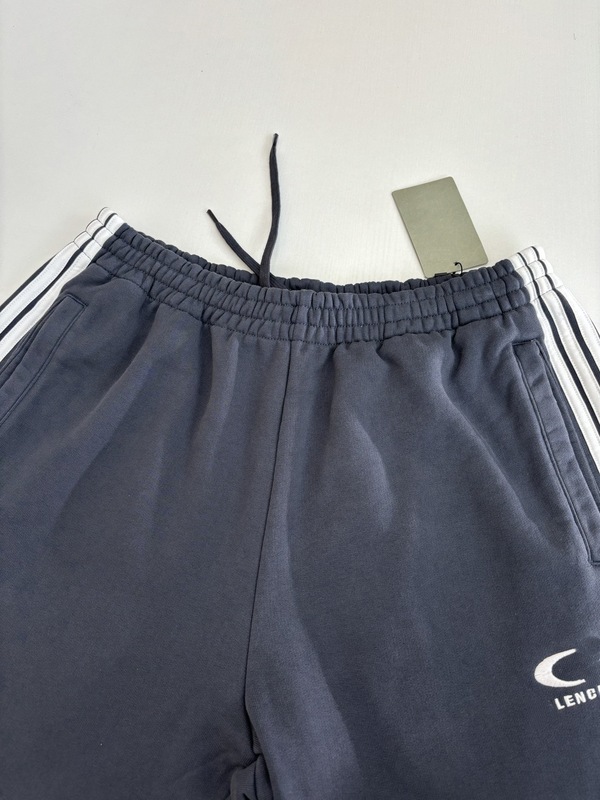 正确版高品质现货原标BL家25Ss条纹直筒针织运动长裤宽松版型卫裤|undefined
