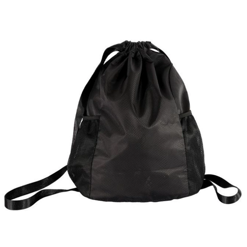 Basketball backpack, universal handheld ball, sports travel storage system, drawstring