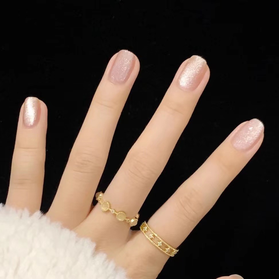 El modelo del todo-fósforo del ojo de gato cristalino del arte del clavo del desgaste se puede llevar repetidamente sin el daño de las manos y clavos terminó el pedazo del clavo