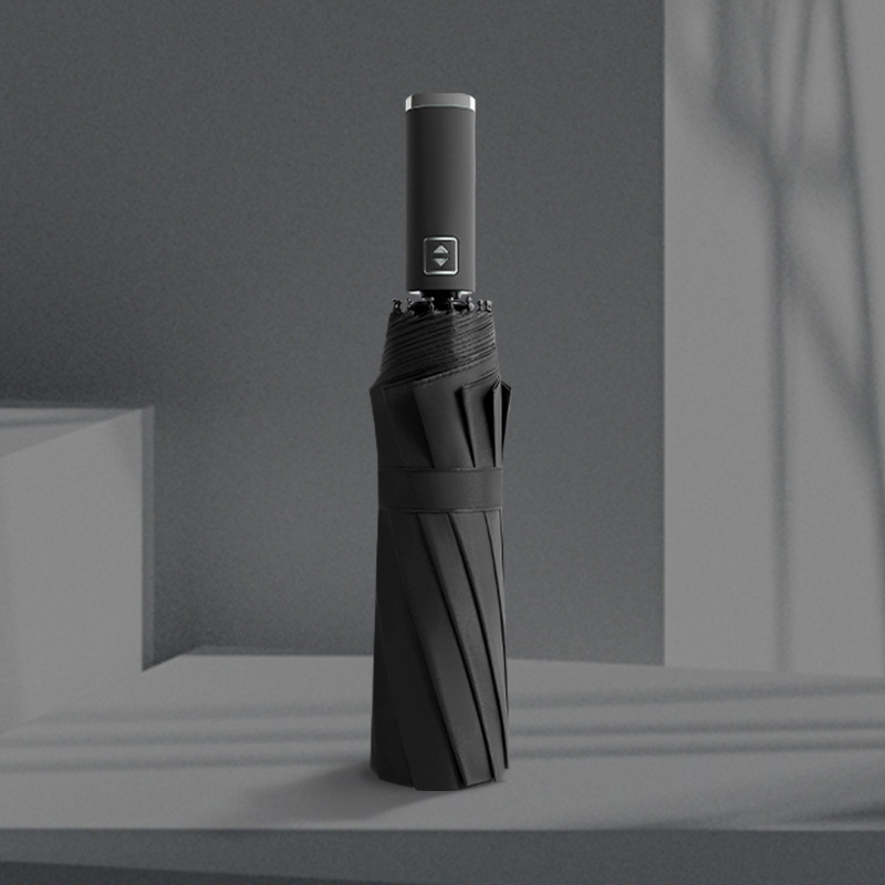 Paraguas automático de hueso doble de 24 huesos, protección solar reforzada, parasol, parasol de sentido avanzado, parasol para hombres, parasol de vinilo, protección UV