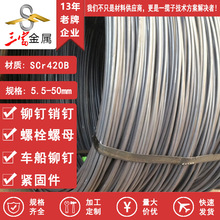 三富 冷墩钢盘条 高质量SCr420B宝钢 线材盘圆 现货供应