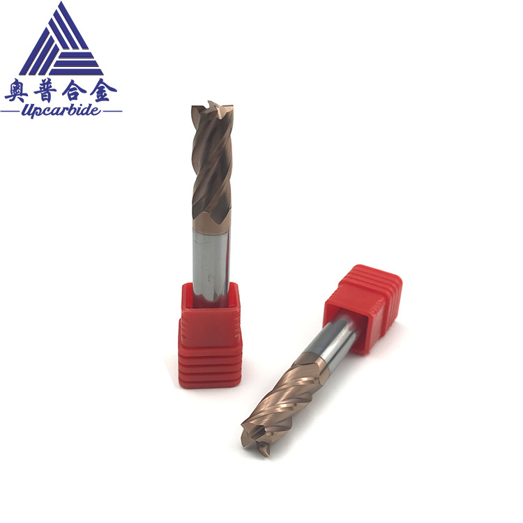 硬质合金四刃平铣刀批发D10.0*D10*75L*4F钢件用 55HRc