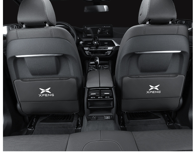 Suitable for Xiaopeng P7 rear seat anti-kick pad P5 rear seat protection G3 car interior decoration chair back car supplies G9