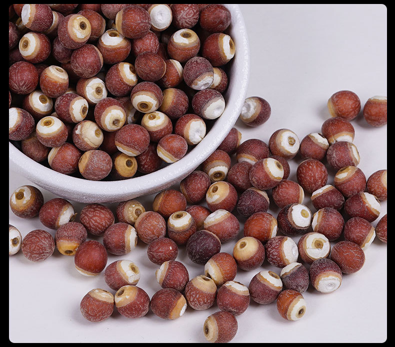 Qian Shi (Euryale ferox) Dried Gorgon Nut Puffs — Food-Herb Grain for Congee & Wellness Tea in use