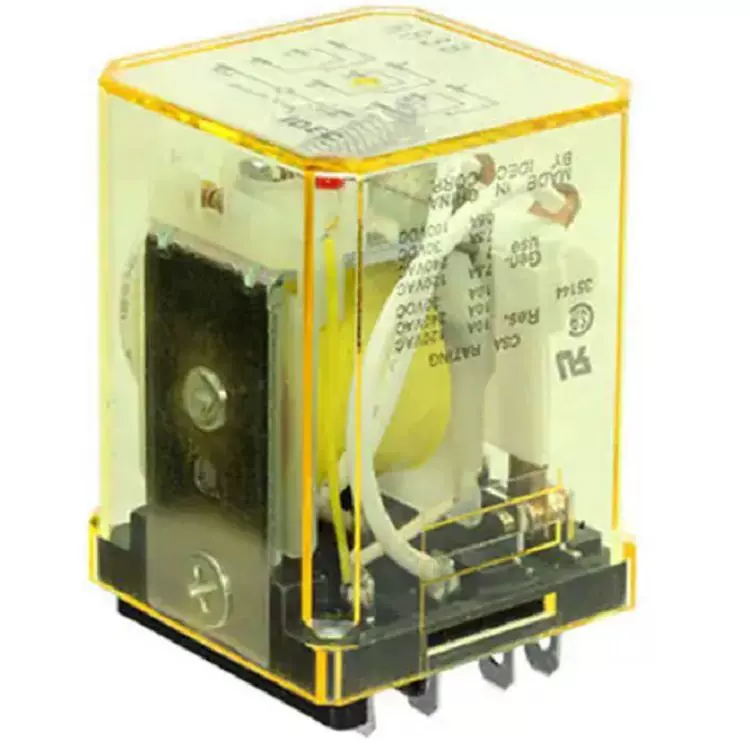 日本和泉电气IDEC爱德克带灯检测按钮型3极触点大功率继电器选型