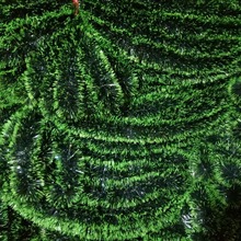 新款墨绿绿边圣诞节晚会布置彩条 彩条雪花边节日装饰