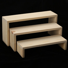 实木首饰展示架茶几三件套手镯底座戒指项链柜台套装珠宝展示道具