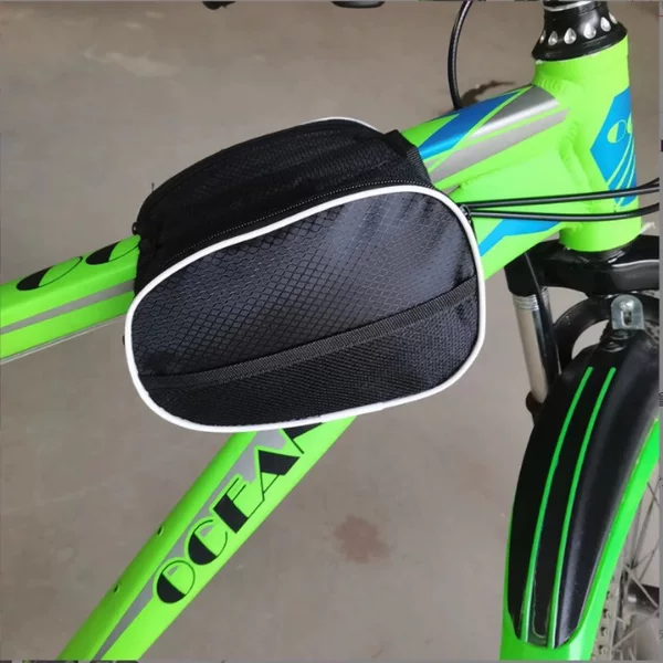 Bicycle Bag hard shell front beam bag waterproof riding equipment children's road bike touch screen zipper upper tube bag kit