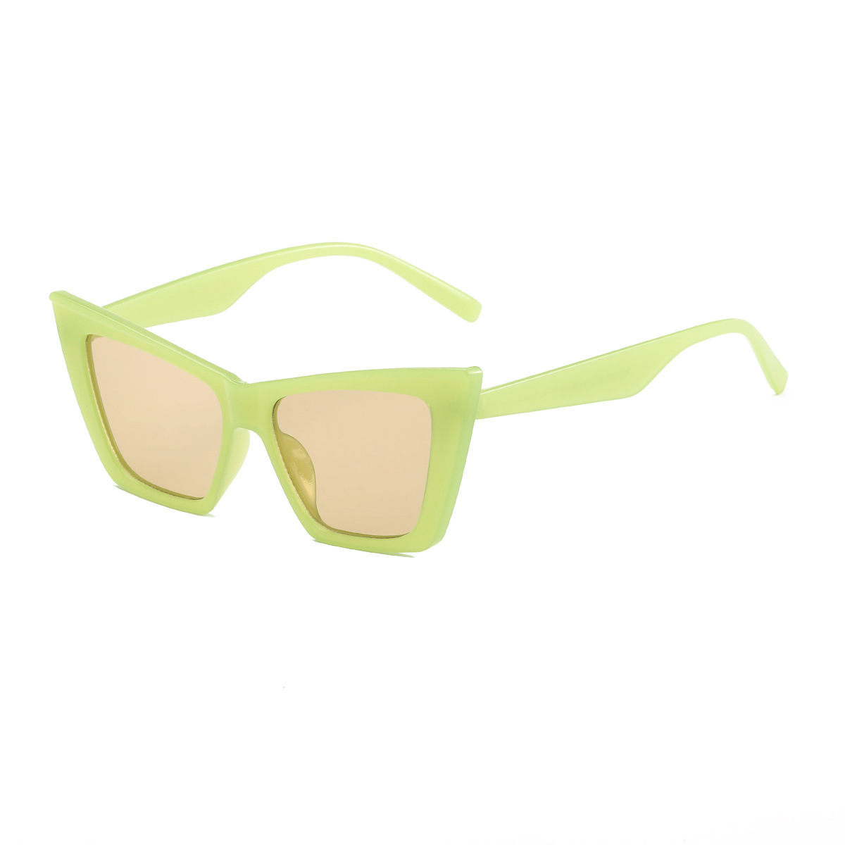 2021 nuevas gafas de sol retro europeo y americano gafas de sol de ojo de gato de moda de mujer gafas de sol de Marco grande 97093