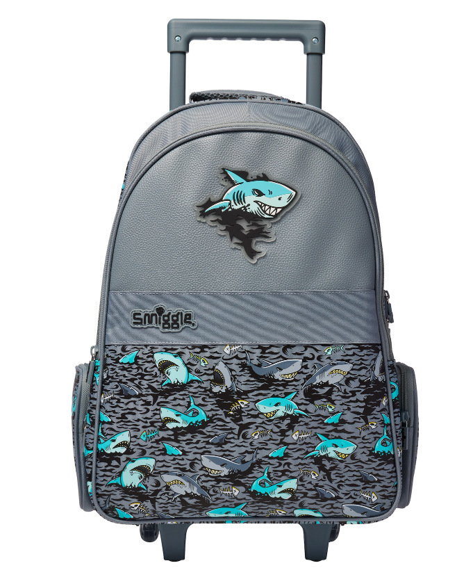 Mochila de tirón australiana de dibujos animados de gran capacidad, mochila de hombro para estudiantes de primaria y secundaria