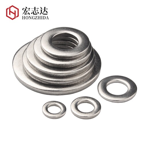 304 stainless steel flat washer metal flat washer thickened flat washer hardware screw washer M3M4M5M6M8
