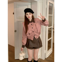 法式2025年新款春季减龄时尚套装复古风女春装新款两件套短裙套装