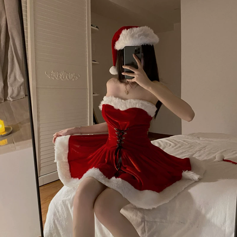 Поддельное '朵蜜拉 Underwear, uniform, Christmas set, wholesale, cosplay'