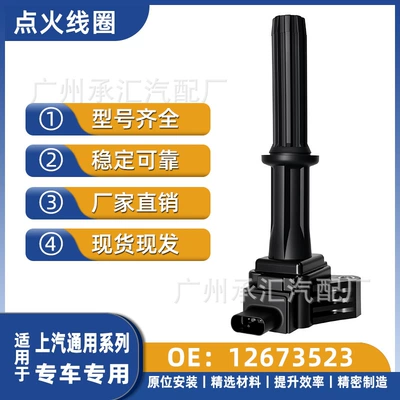 12673523 Is Suitable for Ignition Coil Saic Chevrolet Spark Opel Vauxhall New Ssangyong