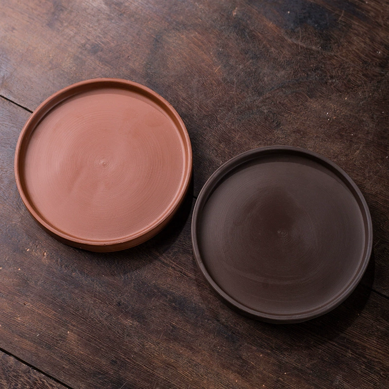 Прочный не выветривающий лоток из фиолетового песка лоток для воды нижний лоток керамический поднос для шасси для сочных зеленых растений поднос для цветочного горшка