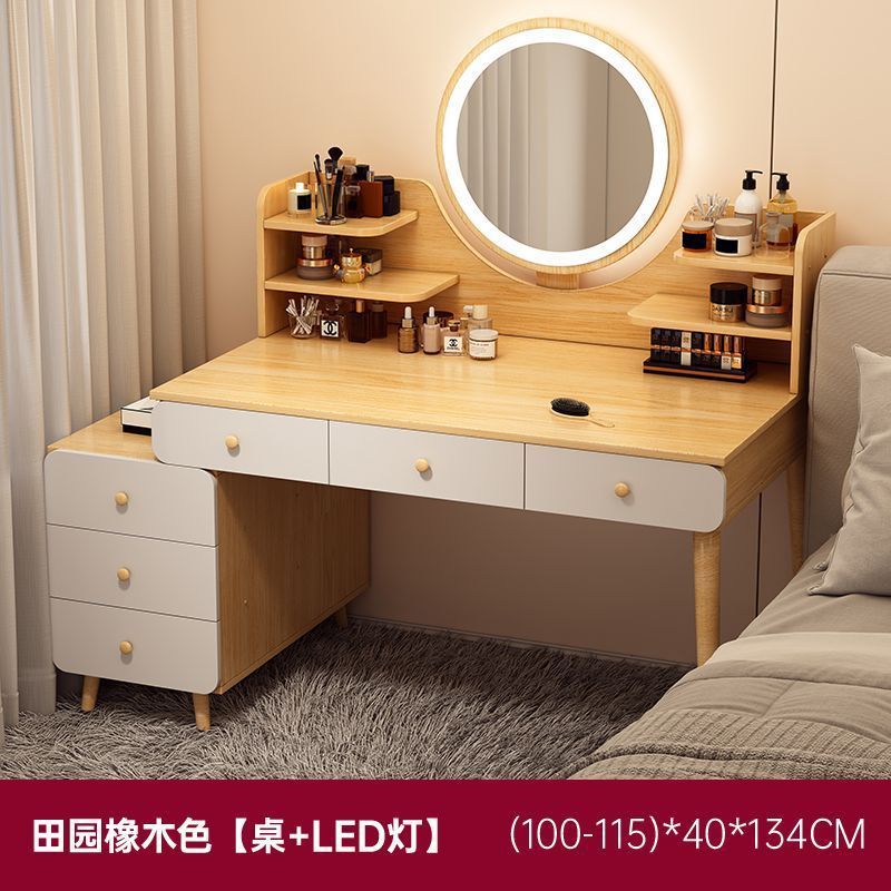 100-115cm 목가적인 색상의 조명이 있는 6개의 드로우