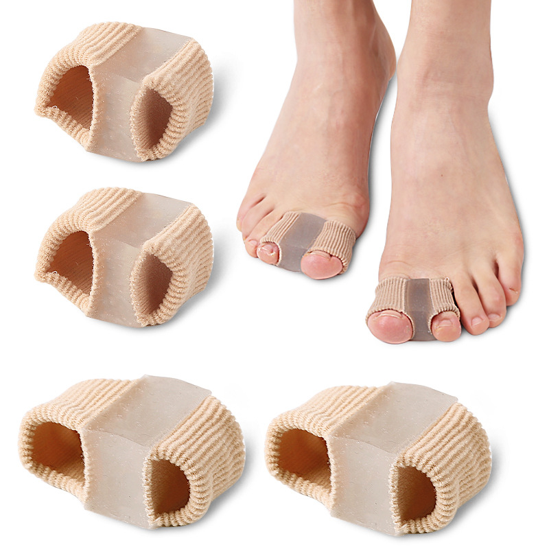 Toe separator, thumb valgus, big foot bone overlapping toe separator, fiber double hole toe separator for men and women
