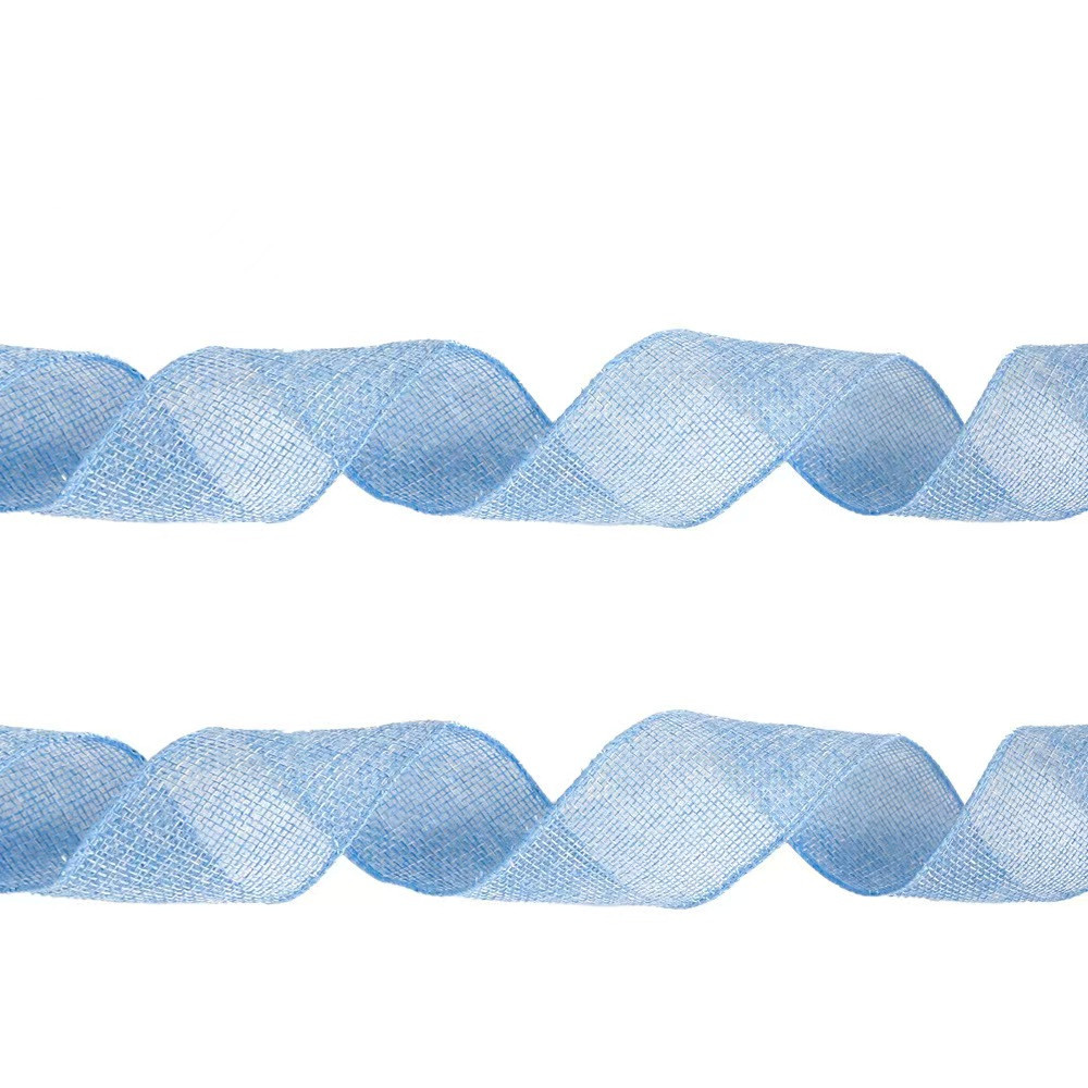 Decoraciones de Pascua de primavera lino de color sólido cintas de color fiestas decoraciones de arco DIY