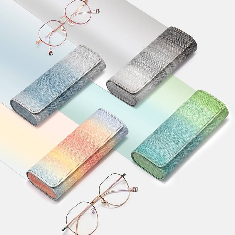 Glasses Case for Women, High-End, Fresh, Portable, Pressure-Resistant, Lightweight, Japanese Style, for Nearsightedness, Rainbow Sunglasses Storage Bag Glasses Case for Women, High-End, Fresh, Portable, Pressure-Resistant, Lightweight, Japanese Style, for Nearsightedness, Rainbow Sunglasses Storage Bag