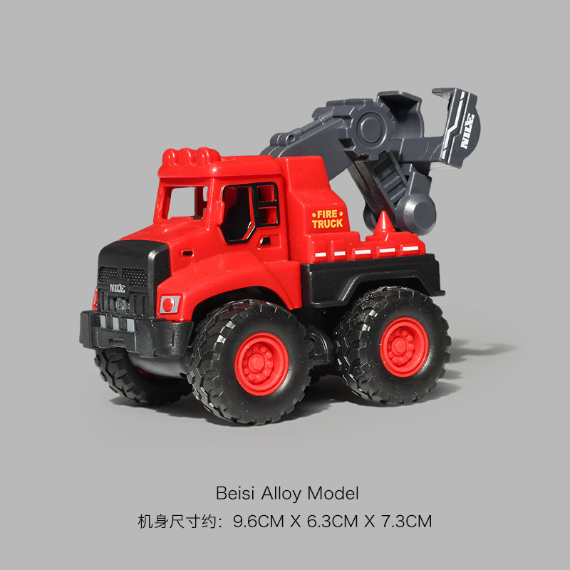 Coche de ingeniería infantil coche de juguete niño coche de inercia excavadora coche modelo de juguete de regalo para niños