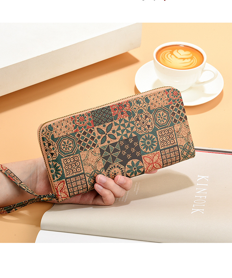 Portafoglio da donna alla moda 2024 con paillettes alla moda e portamonete in pelle PU, manico con cerniera medio-lungo_voghion.com