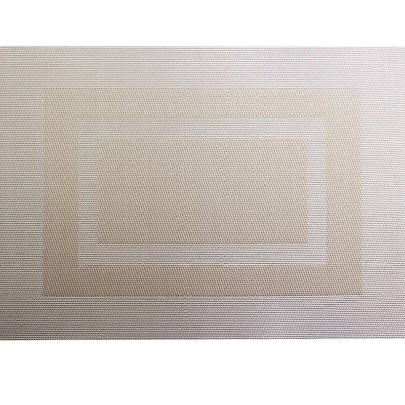 Amazon cojín Teslin PVC doble marco cojín cojín de tazas impermeable a prueba de aceite fácil de limpiar cojín de platos restaurante al por mayor