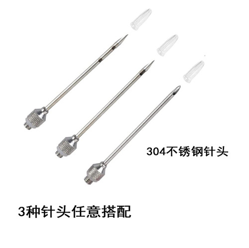 Kitchen BBQ Steak Turkey Syringe Plastic Seasoning Turkey Needle Brine Syringe Meat Injector