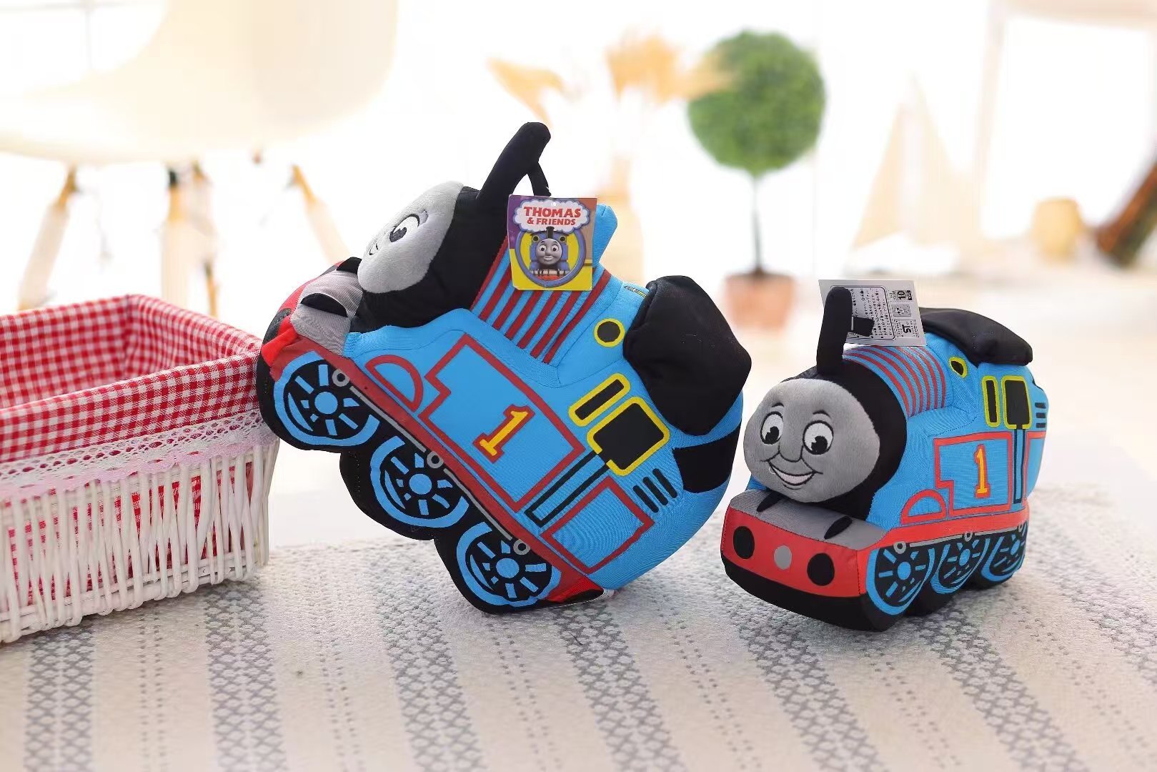 Thomas the Train Plush Toy Pillow Children's Birthday Gift Short Plush Selection