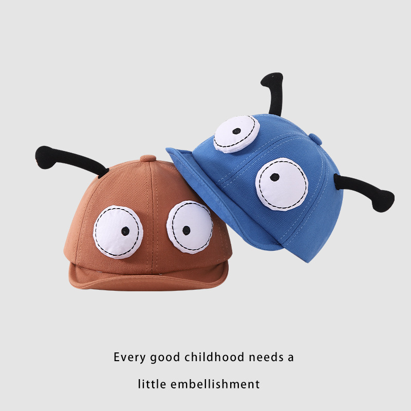 Sombreros para bebés primavera y otoño lindos bebés extraños tentáculos sombreros de béisbol sombreros de sol para niños y niñas sombreros de lengua de goma suave