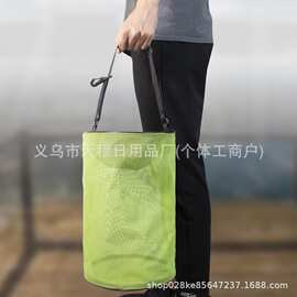 钓鱼网袋网眼钓鱼桶可折叠钓鱼袋诱饵袋钓鱼网潜水袋钓鱼用具储物