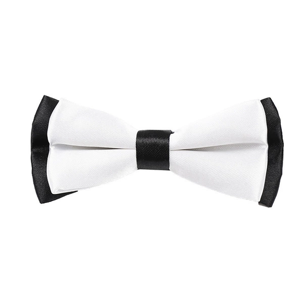 Y6y2 black background white noodle tie