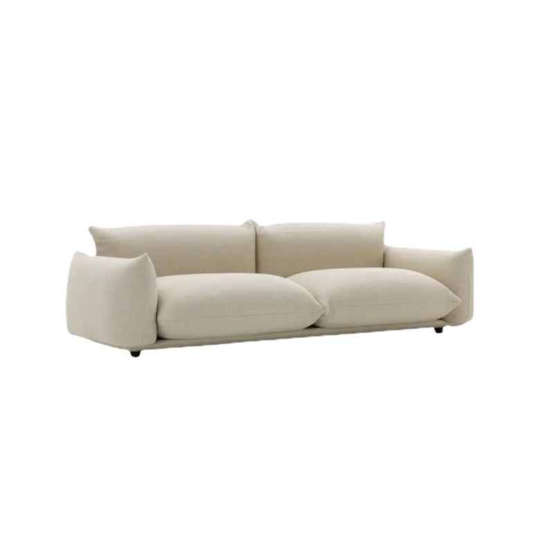 Italiano arflex diseñador pan sofá estilo silencioso ins Internet celebridad lambswool nórdico pequeño apartamento asiento doble