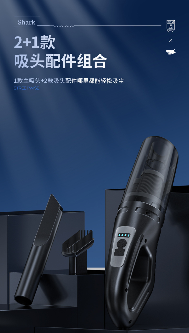 Cross-Border New Model Handheld Mini Wireless Vacuum Cleaner, Powerful Dust Removal, Keyboard, Car, Desktop Small Cleaner