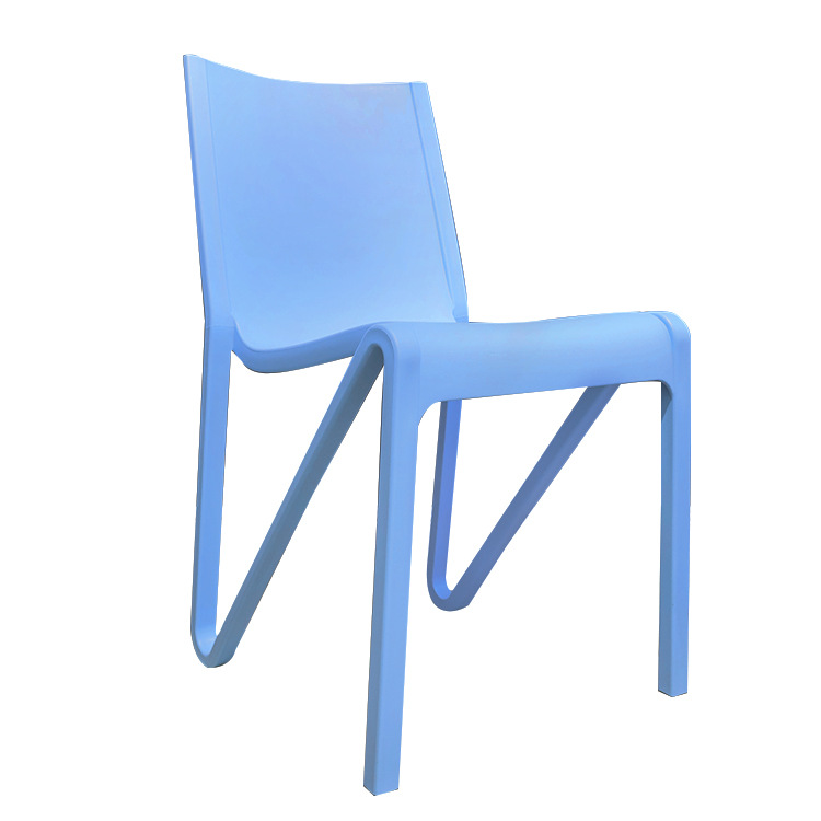 Silla de Comedor de Plástico con Apoyabrazos de Plástico Multifuncional para Restaurante
