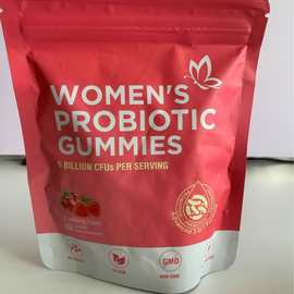 现货跨境TK亚马逊独立站热销女性益生菌软糖60粒外贸供应