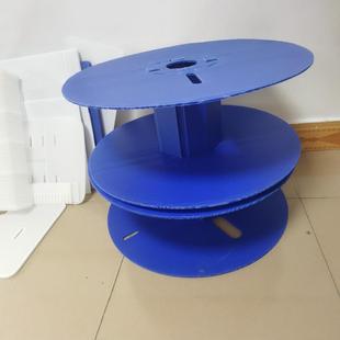 Environmental protection pp plastic hollow board round anti-static corrugated board universal partition plate disc baffle carrier disc