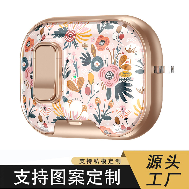 New Model Suitable for Airpodspro3 Protective Case Apple 4Th Generation Earphone Case Airpods4 Painted Earphone Protective Case
