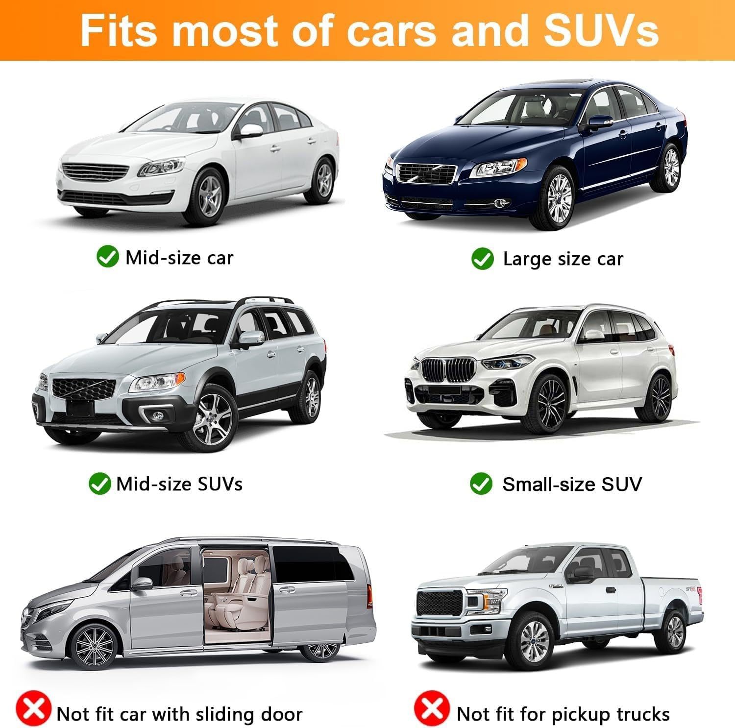 Universal Retractable Camping Car Front Side Curtain Super Elastic Mesh Window Sunshade Curtain Cover Car Sunshade
