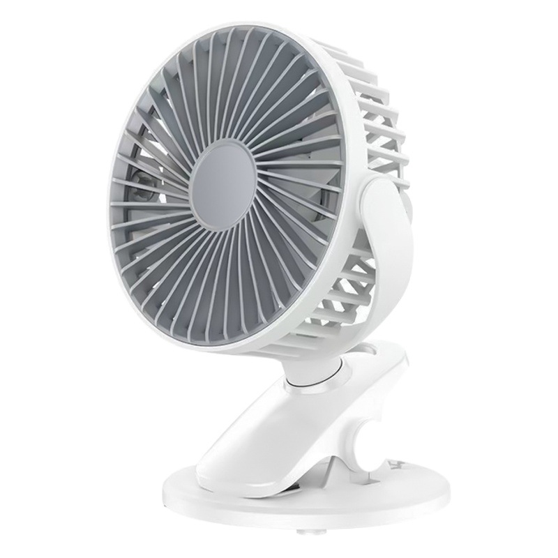 Ventilador con Clip silencioso, viento fuerte, oficina, dormitorio de estudiantes, ventilador de escritorio con Clip, ventilador pequeño usb recargable