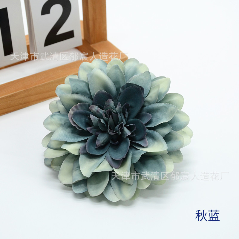 Pintura al óleo de flores de crisantemo simulación de flores de crisantemo de crisantemo DiDi sombrero sombrero de sol decoración flor caja de flores image 19