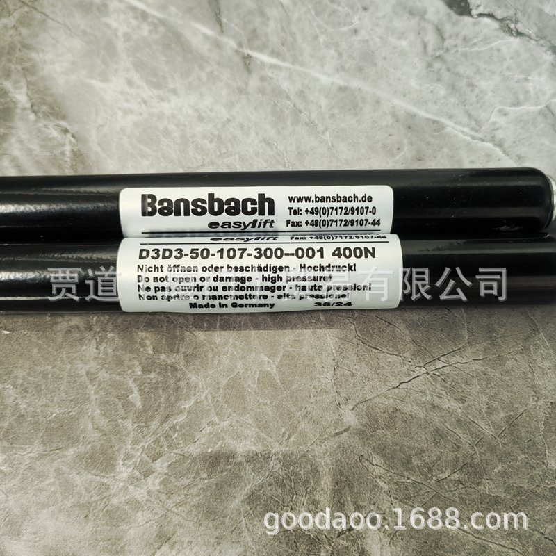 D3D3-50-107-300-001-400N现货 德国Bansbach easylift 氮气弹簧